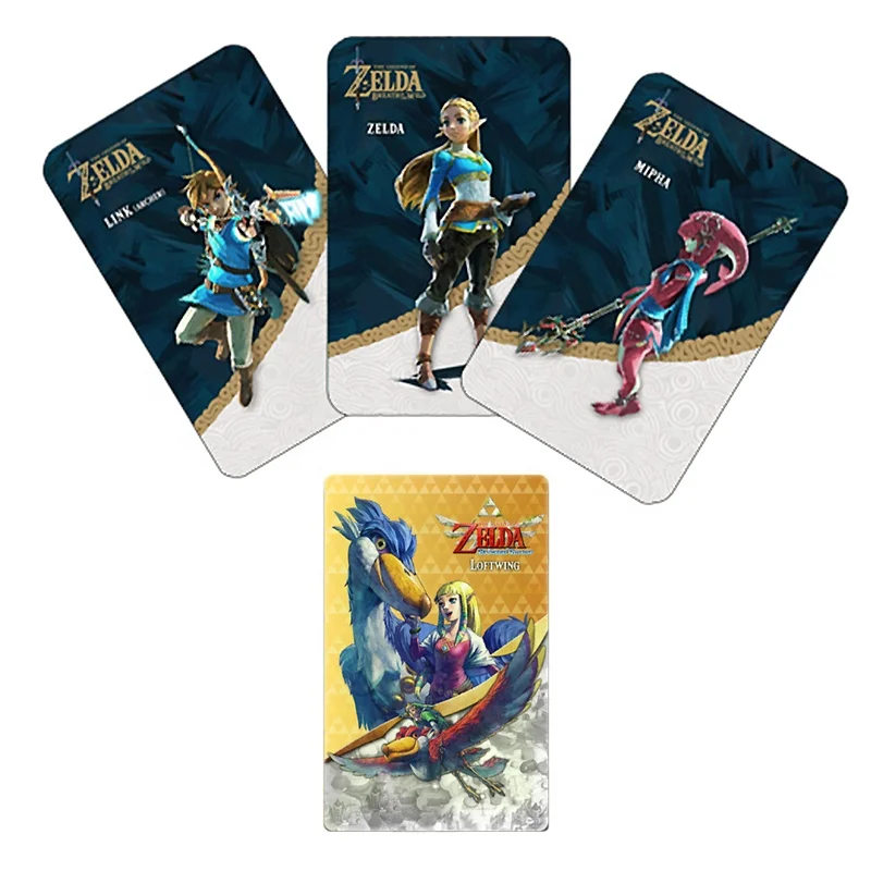 Drop Shipping Zelda Skyward Sword Loftwing Breath of the Wild 25Pcs/Set Amiibo Cards For Nintendo Switch and Lite
