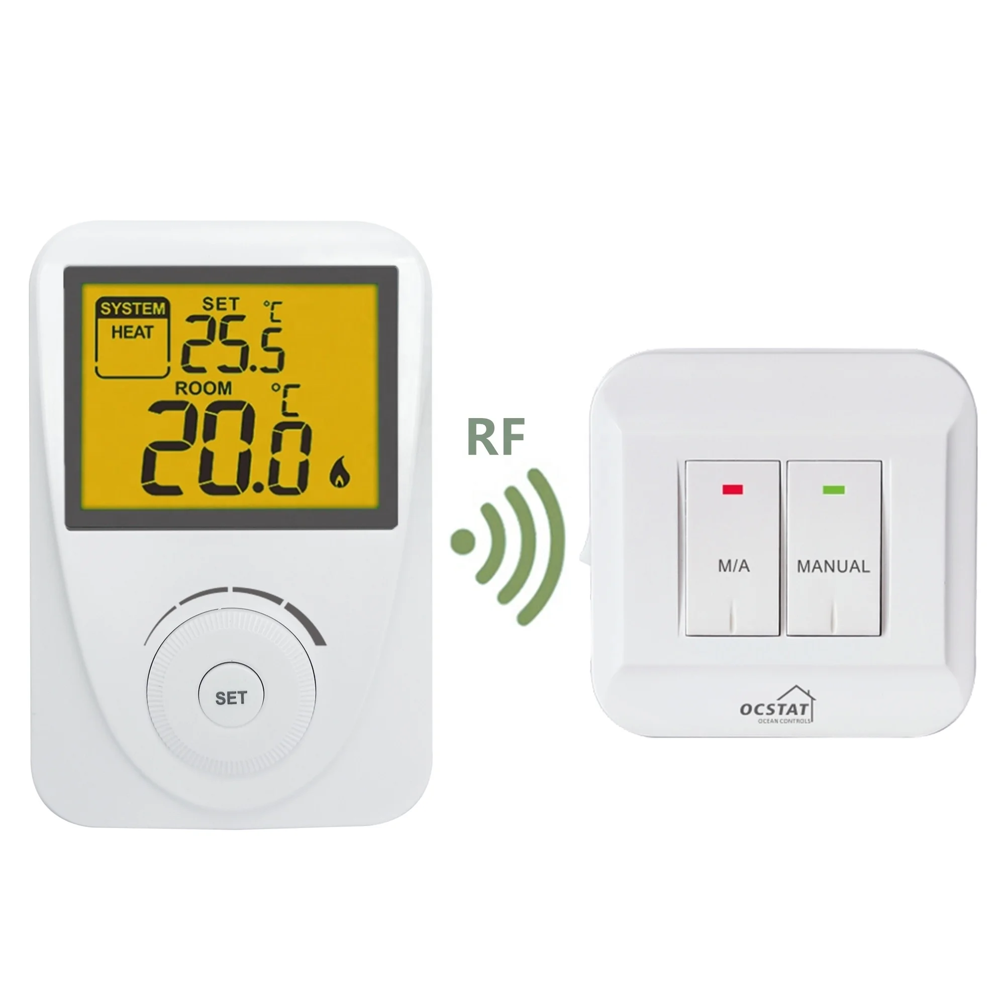 Wireless Simple Room Boiler Heating Room Thermostat Non-programmable China OEM ODM 230V