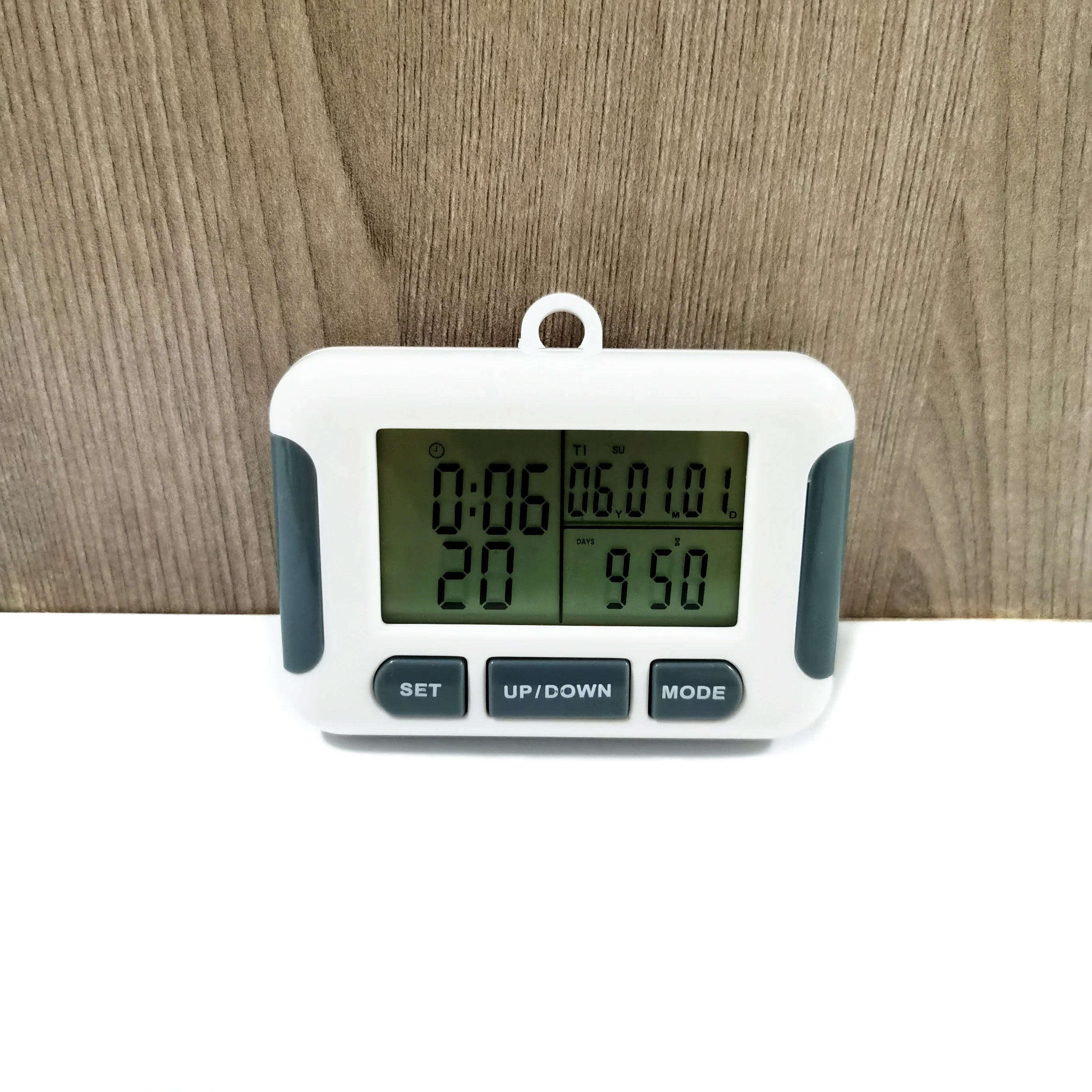 Eco-Friendly Digital Days Timer 2000-Day Clock Countdown/Up Plastic minimalist Small Kitchen Timer