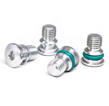 Stainless Steel /Aluminum Thread Plug OEM cnc Turning Sealing Element