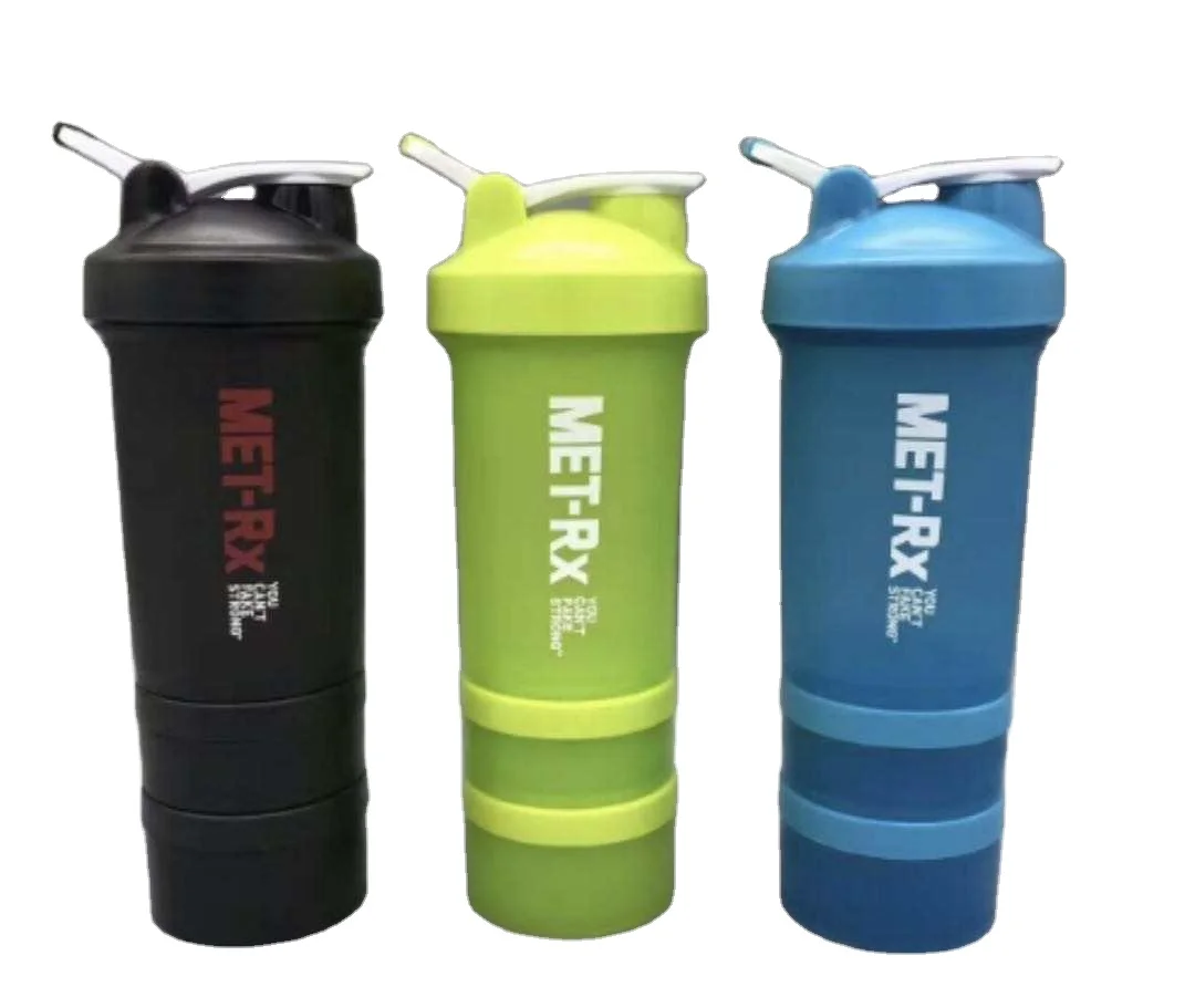 China Famous Plastic Water Bottle With Mixer shaking Ball Protein plastic shaking shook cup Shaker Bottles for fitness center
