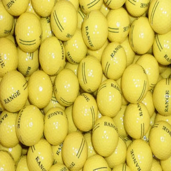Two piece range golf balls with a good quality