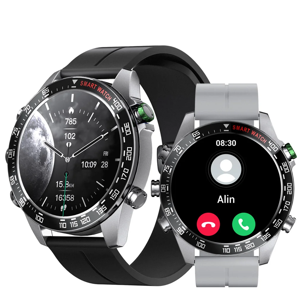 OEM Smartwatch CT11 Silicone Straps Rotatable Button 1.28 Inch Full Touch Screen Smart Watch with Sleep Tracker and Pedometer