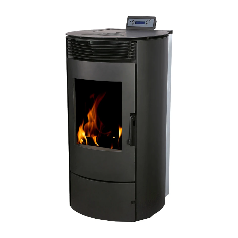 FLAMME VERTE 7 STARS  READY ModernWood Biomass Pellet Burning Stoves Wood Burning Fire Heaters Fireplace for Home Use