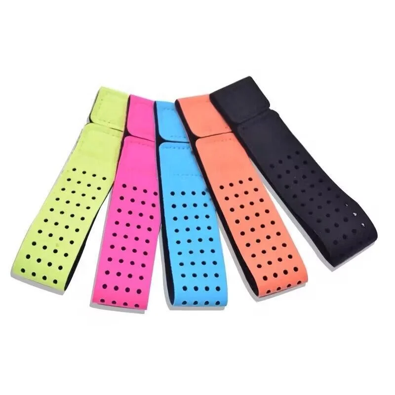 Colorful Elastic  Armband Strap Waterproof High Adhesive Hook and Loop Chest Belt for Sport Heart Rate Monitor