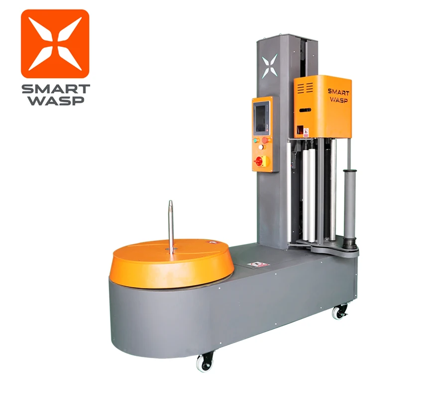 Умная машина для упаковки багажа в аэропорту