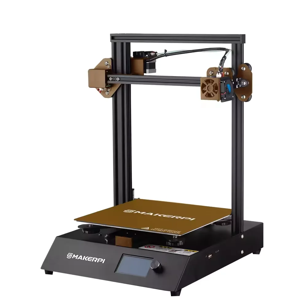 Профессиональный DIY FDM 3D принтер полноцветный металлический машина