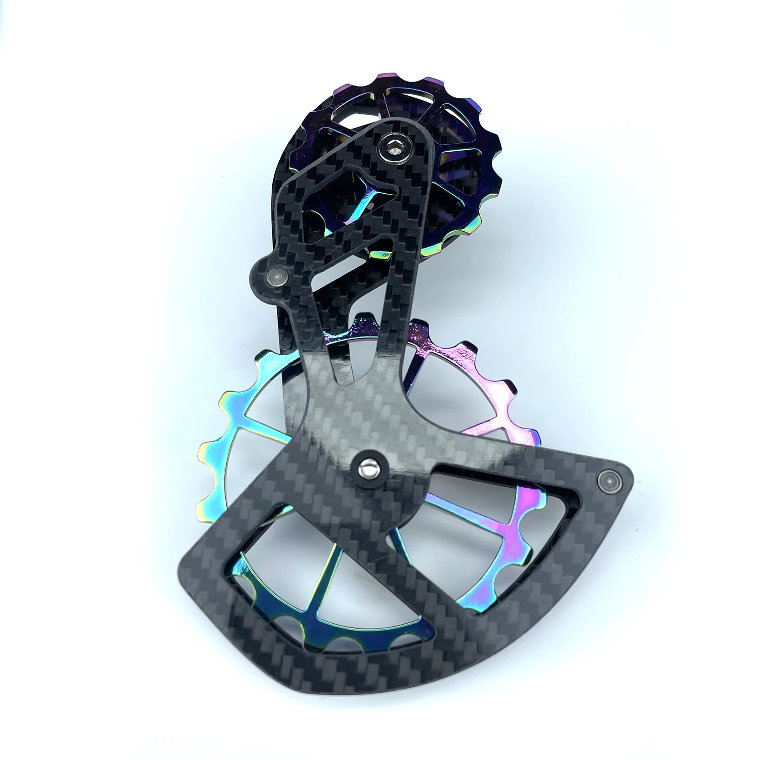 LTWOO Bicycle Steel/Ceramic Bearing Carbon fiber Jockey Pulley Wheel Set Rear Derailleurs Guide Wheel for/Ultegra/DURA/R8000 105