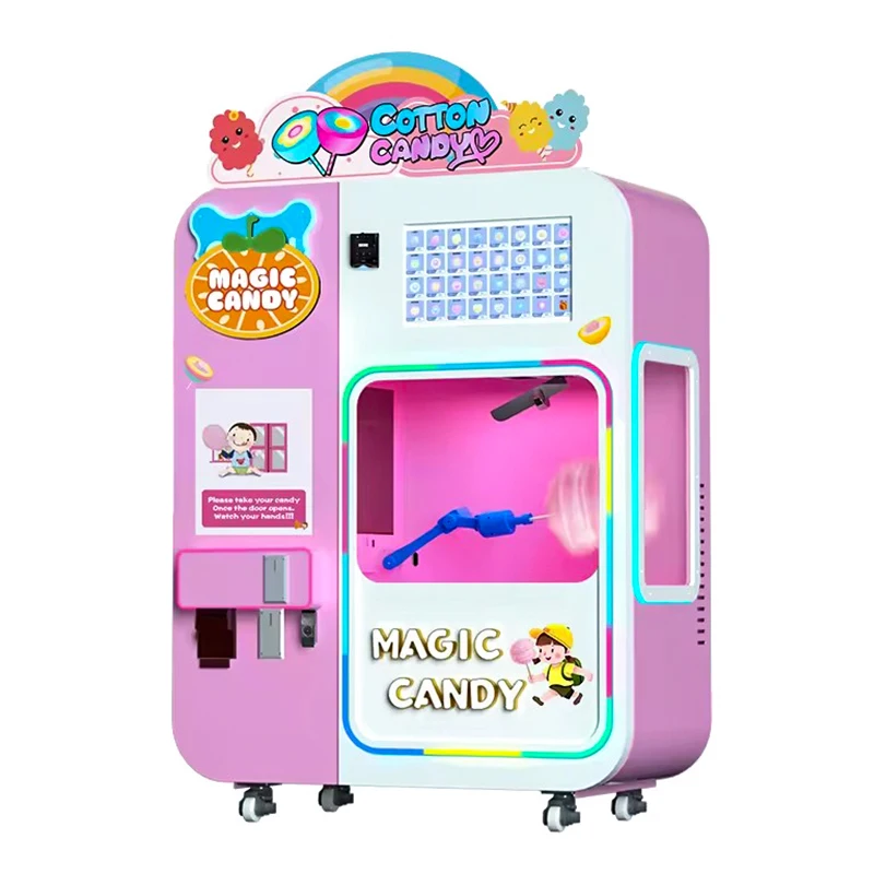 New cotton candy maker machine online technical support industrial cotton candy machine