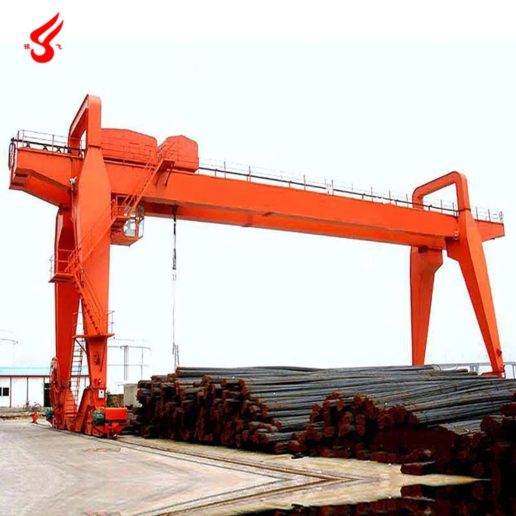 A type double rails gantry crane 35 tons 100 ton double girder gantry crane