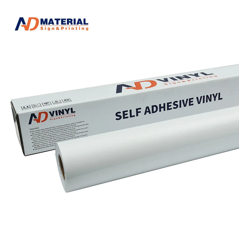 100 mic 80 mic White Sav 140g 120g Polymeric Self Adhesive Vinyl Roll for