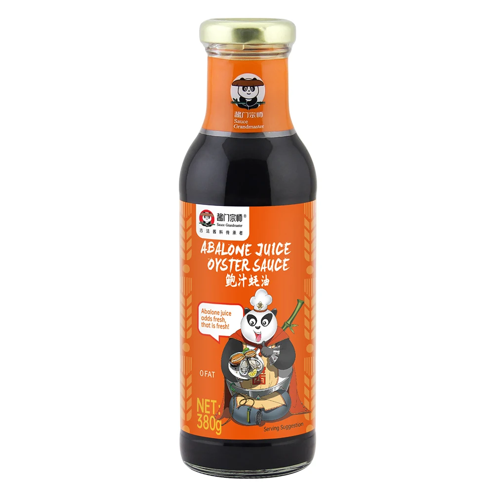380g Hoisin Sauce Abalone Juice Oyster Sauce for Seafood Cuisine with Factory Price