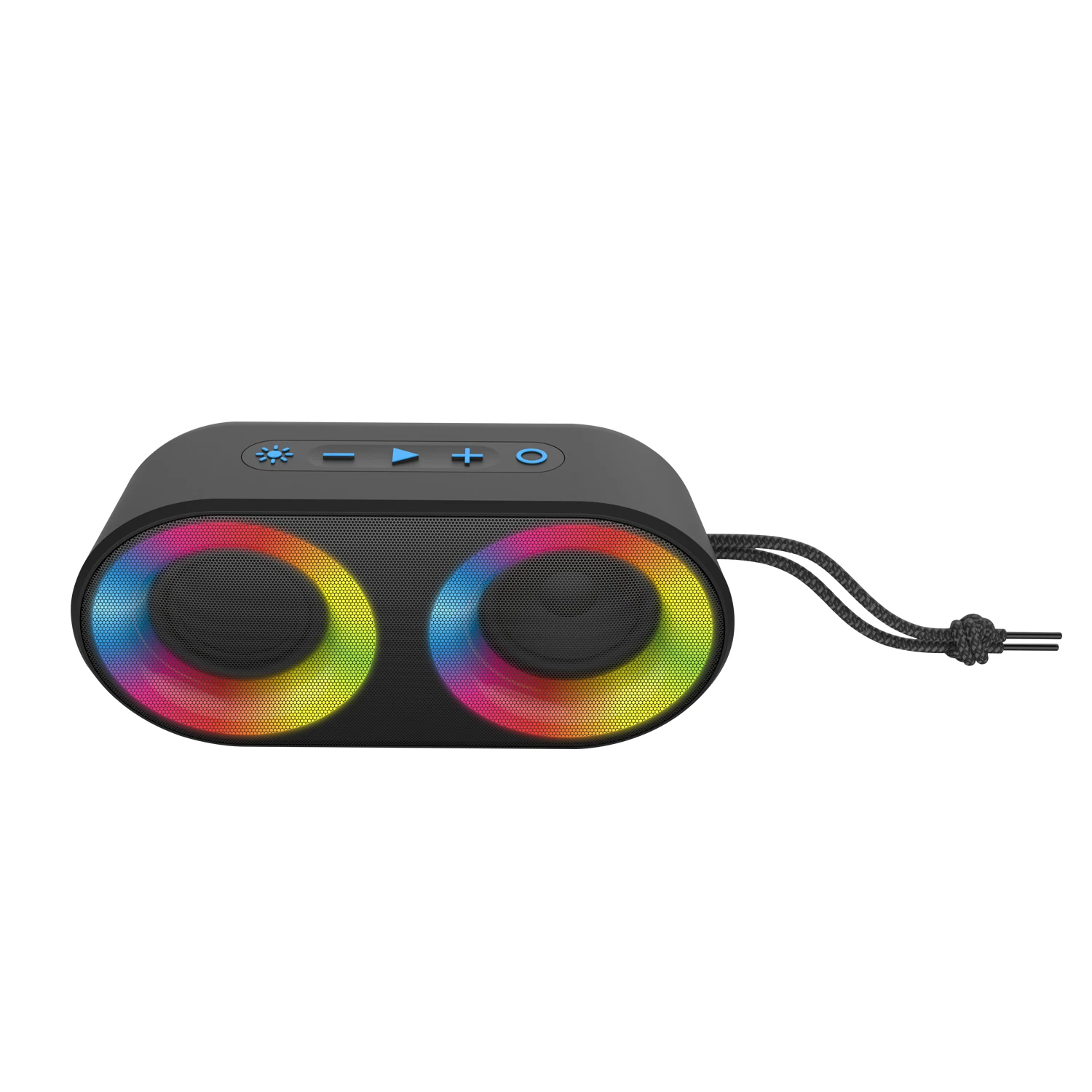 2022 latest outdoor speaker waterproof IPX6 mini bluetooths speaker portable with Colorful  lighting,TF card