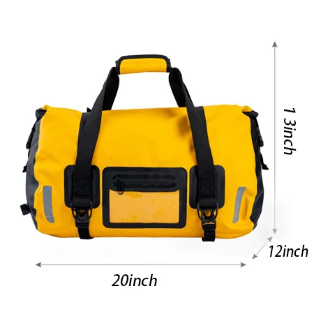 Fully Waterproof Motorcycle Tail Bag Rear Seat Bag Rider Motorcycle Bag Long-distance Motorcycle Travel Riding Luggage