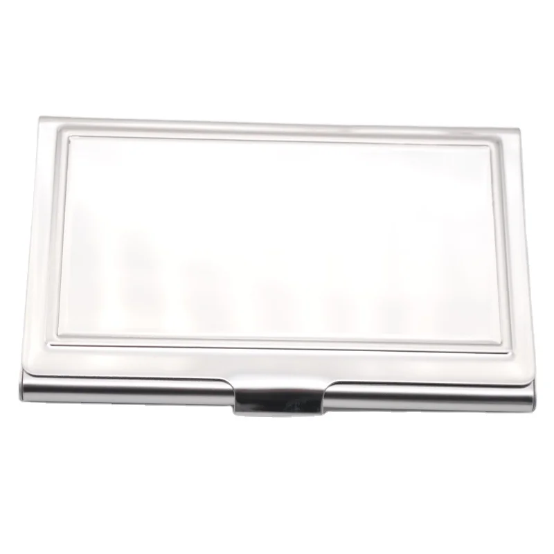 metal name cardholder with custom logo