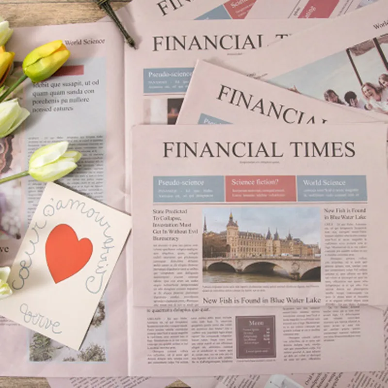 
Retro English newspaper photography props photo decoration decoration wild 