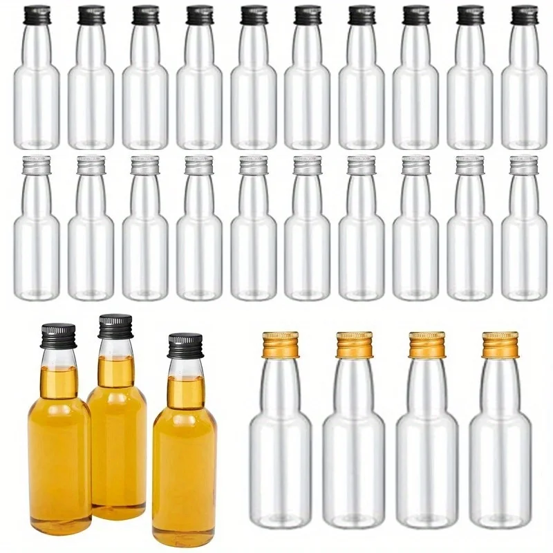 Plastic Mini Bottles For Alcohol 30ml 50ml 120ml 150ml 330ml 350ml liquor shot bottles