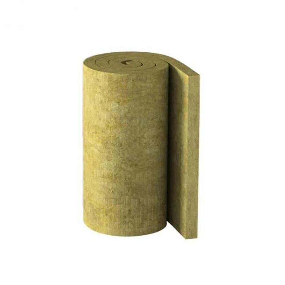 Excellent Quality Noise Reduction Foil Veneer Thermal Insulation Blanket Rock Wool Roll Sound Insulation  Reduce Noise Roll