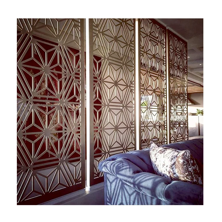 Декоративные перфорированные наружные металлические экраны с лазерной резкой садовые металлическая перфорированная экранная панель