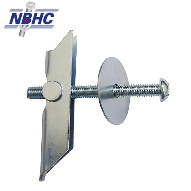 NBHC018AN Hot Sales manufacture and supplier steel zinc plated galvanized Gravity Hollow Wall spring toggle anchor