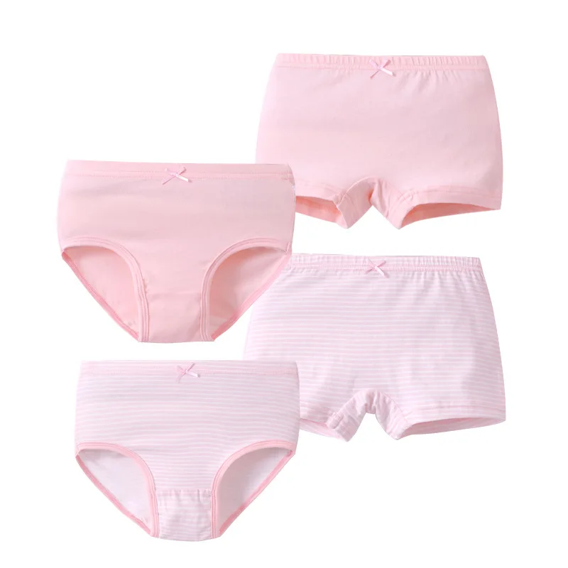 Pink Underwear Wholesale Cotton Kids Teen Girl Underwear Children