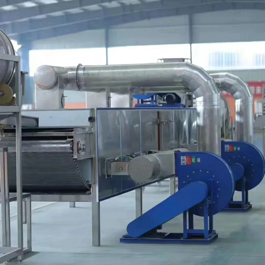 High Efficiency Wheat Flour Extruded Frying Snacks Food Pellet Pani Puri Golgappa Double Screw Making Machine