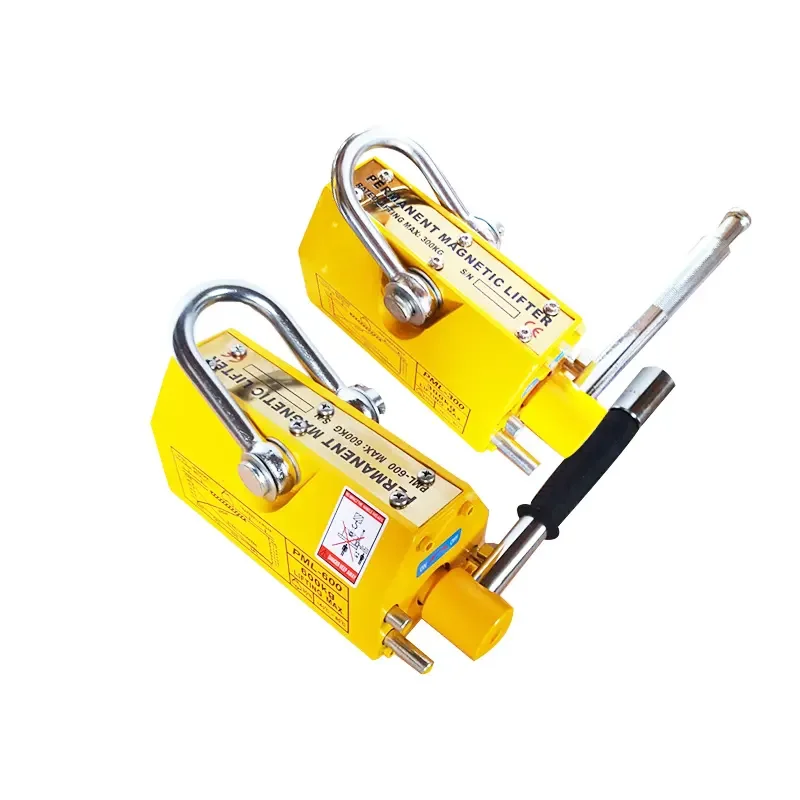 3:1 Design Factor Permanent Industrial Magnet Lifter Powerful Magnetic Lifting 100/200kg Magnet 3 Lifting Crane Permanent Magnet