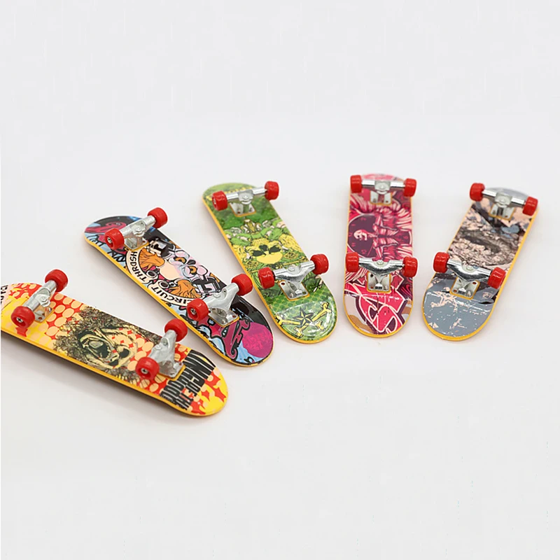 Wholesale Sliding Plate Desk Game Custom Tech Kids Deck Plastic Ramp Mini Finger Skateboard  fingerboard