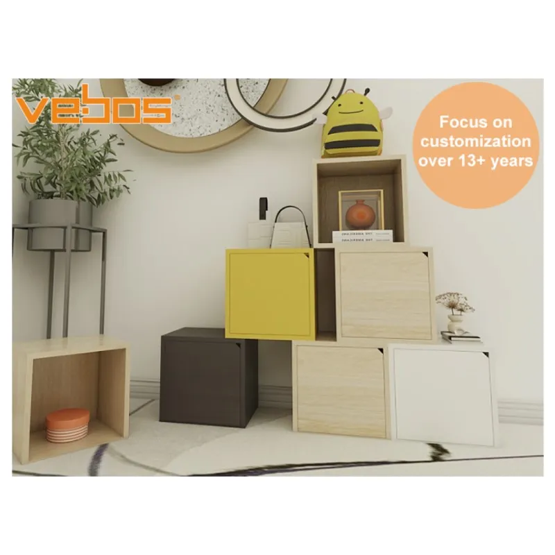 2021 China Factory Wood Cube Storage Organizer Bookcases Wooden Bookshelf bookshelf