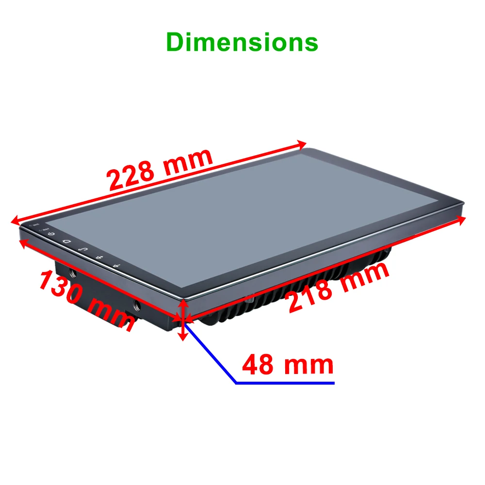 9 Inch 2 Din Android Universal Car Radio Mirrorlink Carplay Android Auto WiFi GPS FM BT  HD 1080P Reversing Function DVR Record