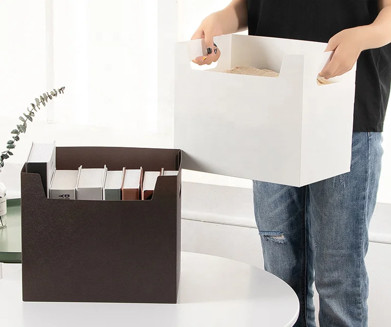 Student folding Bookcase Office Desk Organizer Storage Box Magazine Book File