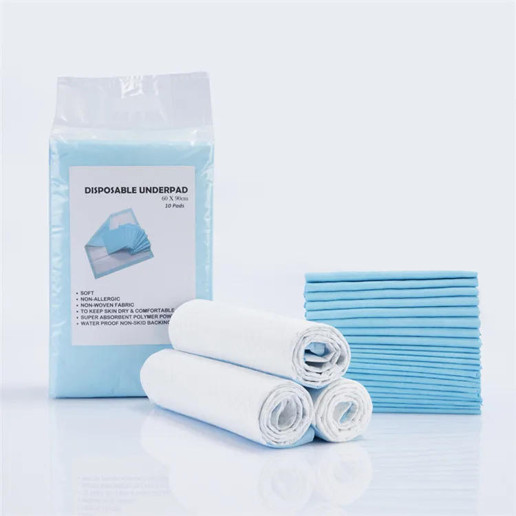 
OEM Quality Super Absorbent Disposable Underpad Breathable Non-Woven Adult Incontinent Nursing Urine Pad 