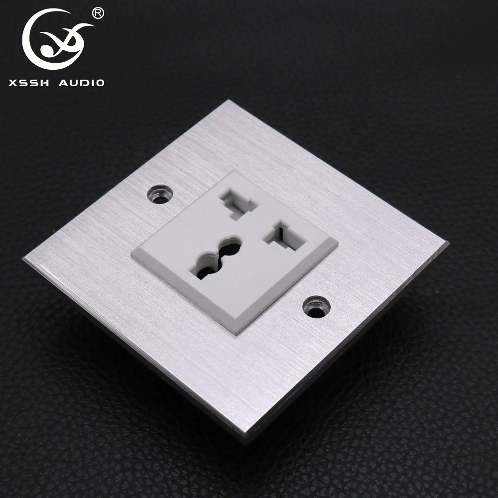 AC 13A Power Outlets YIVO XSSH Audio HIFI  IEC Home Industrial Wall Socket Universal 3 Pins US Electric Plug Connector Socket