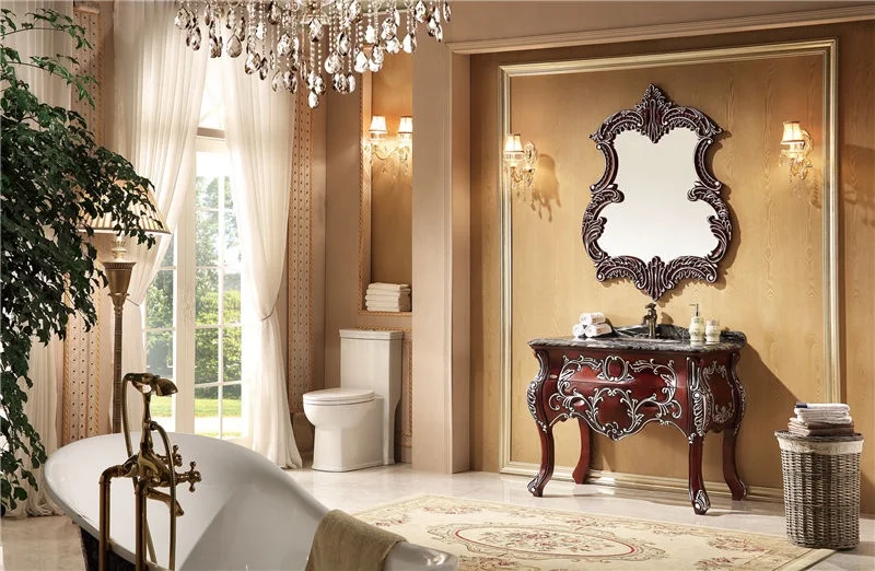 European italian baroque Bathroom Cabinet bathroom vanity cabinet