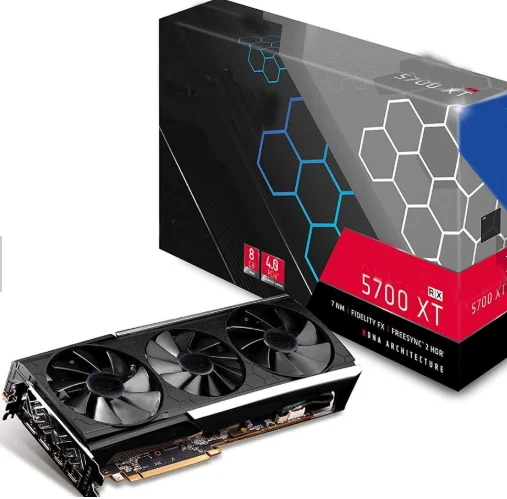 Desktop Game VGA ELSA Graphics Card 256 Bit GDDR6 RX 5700XT