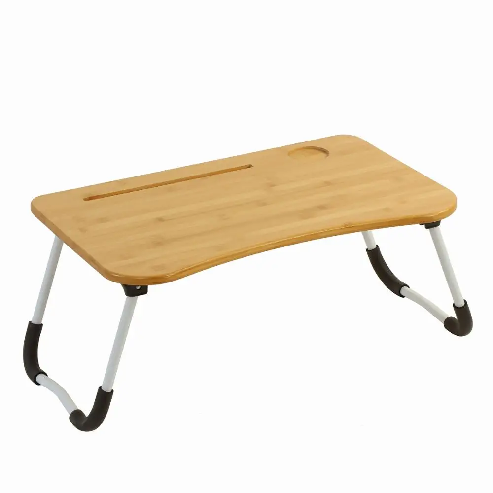 Бамбуковый складной стол для завтрака, Сервировочная кровать, подставка для ноутбука, компьютерный стол