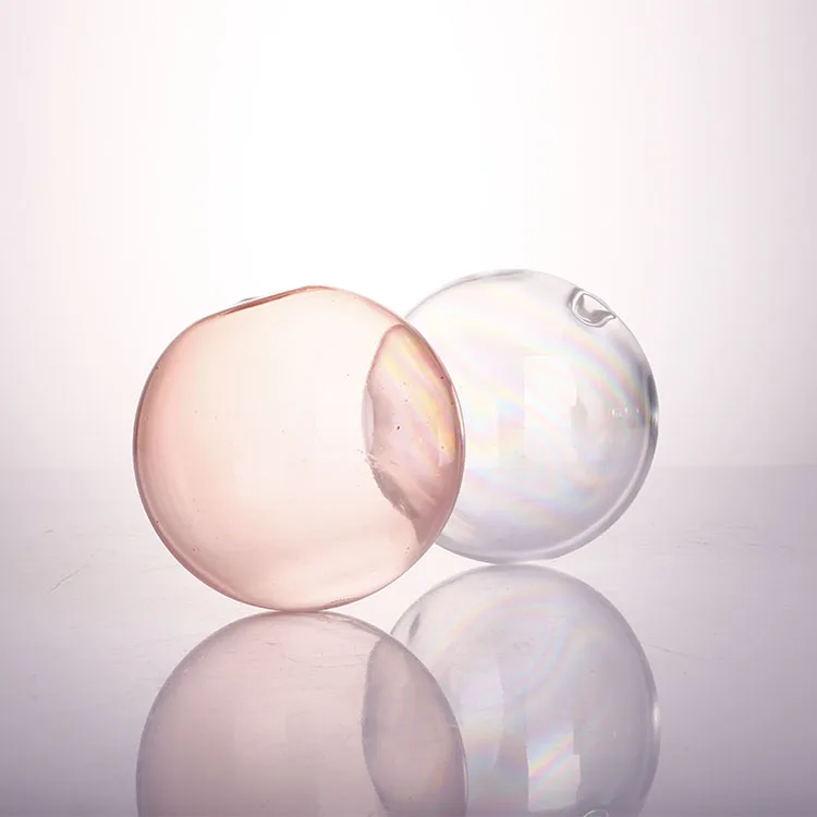 Декоративный подвесной полый стеклянный снежный шар на заказ