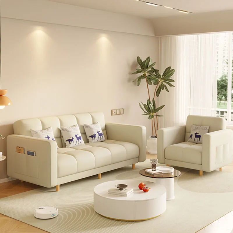 Modern Simple Design Sofa Bed Foldable Sofa 2024 New Single Fabric Living Room Furniture Soft Small Sofa