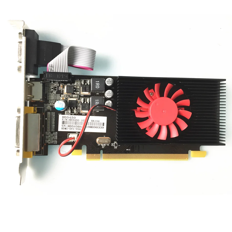 Настольный HD 5450 LP 1G 2G 64Bit DDR3 низкопрофильная Видеокарта VGA