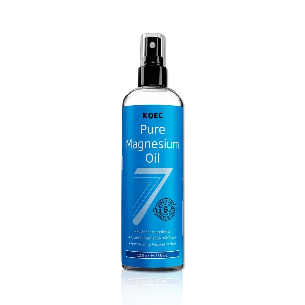 OEM Pure Magnesium Oil Spray Promotes Sleep Relieves Muscle Pain Easy Skin Absorption Stress Relief Relaxation Customized