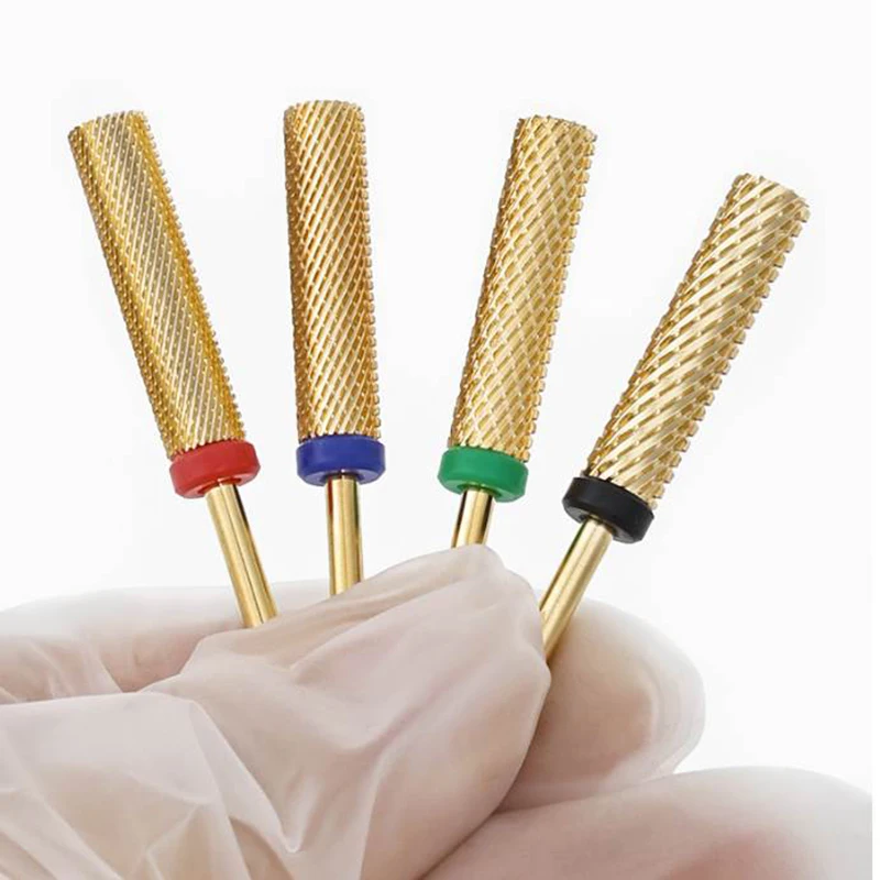 Wholesale Super Long Flute Series Extra Long Carbide Nail Drill Bit Manicure Rotary Electric Nail Drill Bits Set