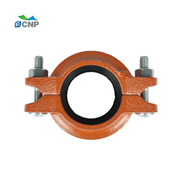 Factory Supply Round Ductile Iron Grooved Rigid Couplings