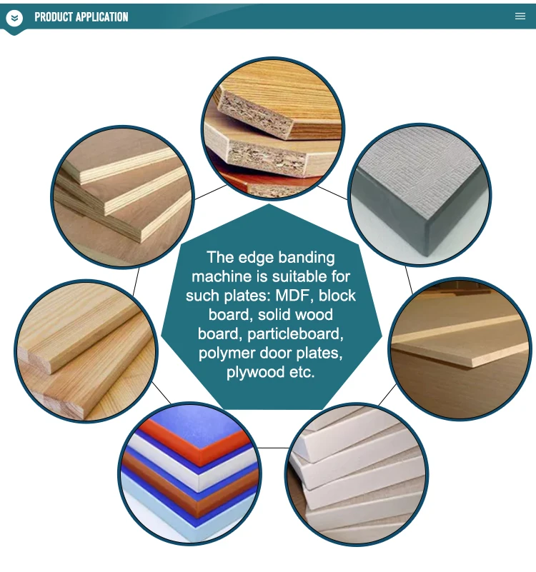 automatic wood pvc table edge bander banding trimming  machine carpenter edge banding machine