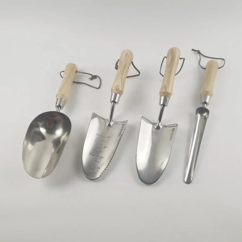 
Waterproof Bag Pack Set Ash Wood Grip Bend Rust Proof Stainless Steel Gardening Tools 