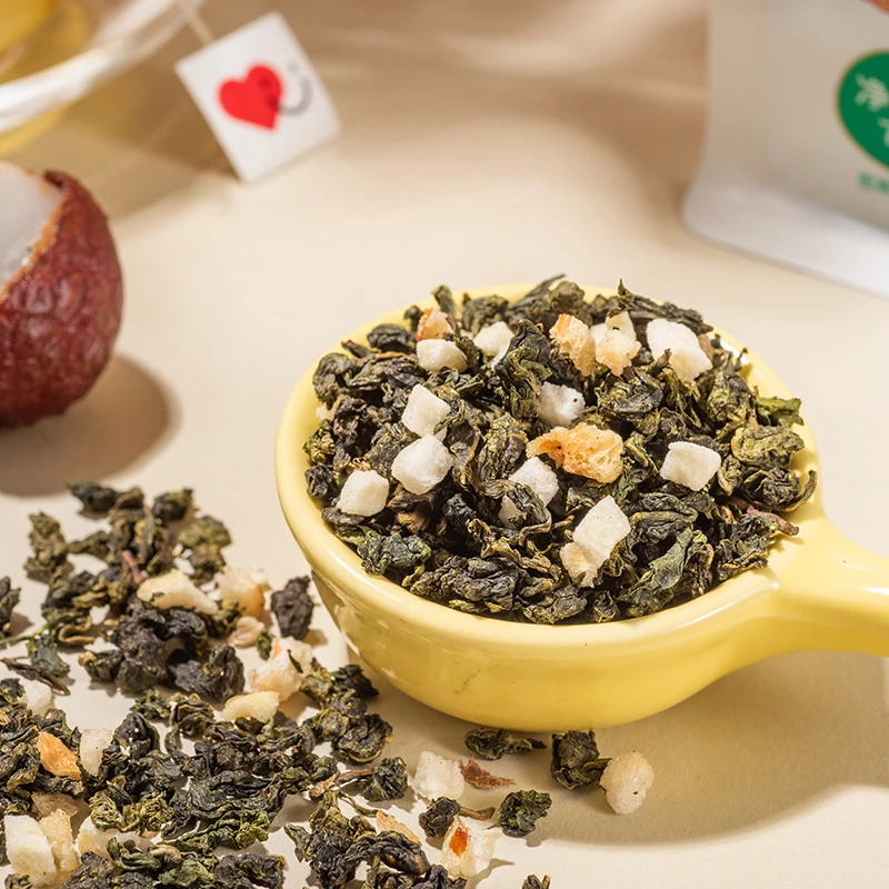 Factory custom can take samples of the pyramid combination of flavored tea