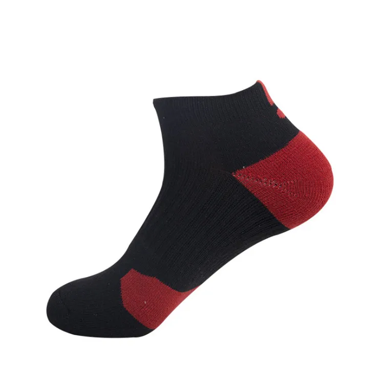 Hot Sale Breathable  Towel Bottom Professional Men Cotton  Ankle Basketball  Socks