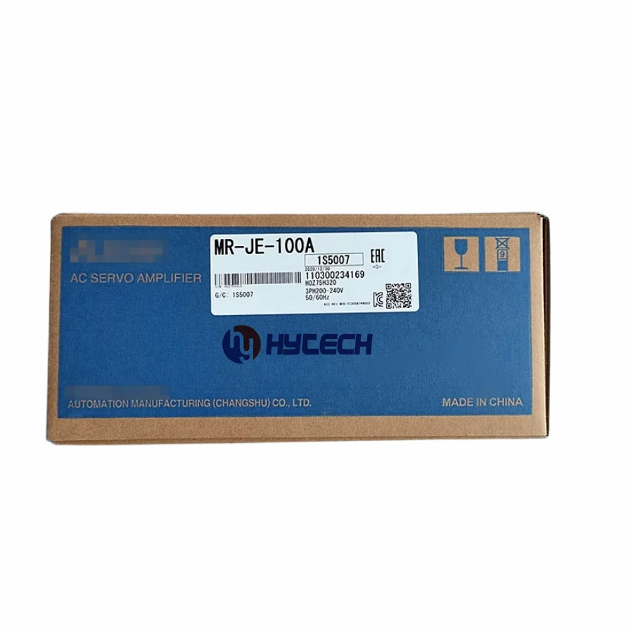 Quality supplier Mitsubishi Electrical MELSERVO MR JE Series 1 kW AC Servo Motor Drive Amplifier MR-JE-100A MR-JE-100B