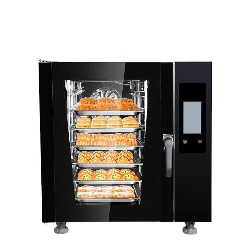 Professional bakery 7 tray commercial pizza baker oven bread chicken electric convection oven baking built in oven