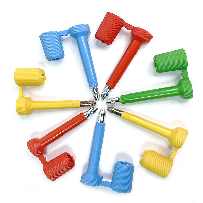 self locking anti-rotation high security bolt seal ABS plastic locks safety bolt seal container numbered bolt security seals