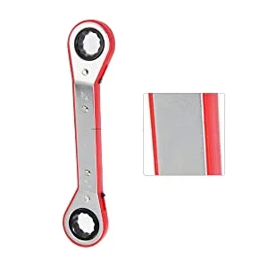 Hot Selling Five Colors Reversible Universal Ratchet Double Ring Torque Wrench Spanner